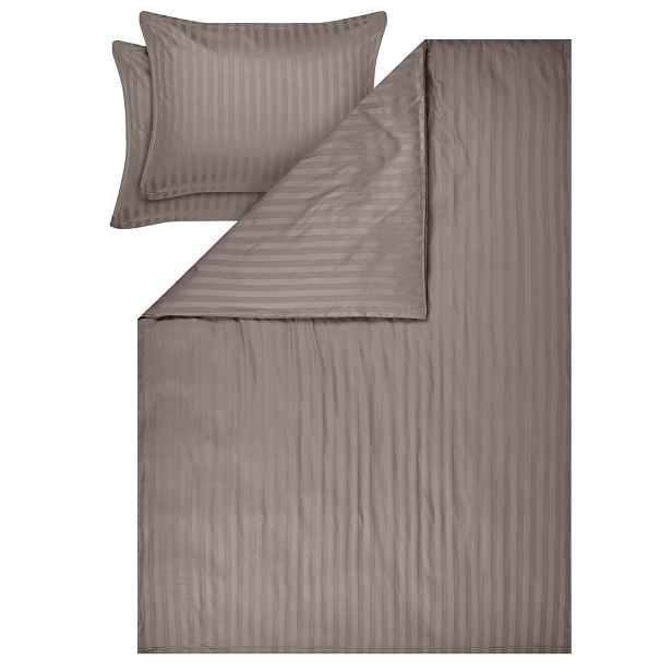 Livarno® Saténové ložní povlečení, 200 x 220 cm, 70 x 90 cm (béžová)