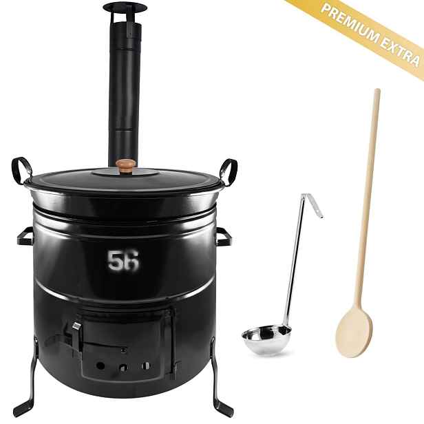 Kotlíková souprava 70L na guláš a zabijačku – Perfect Home Premium Extra K7070