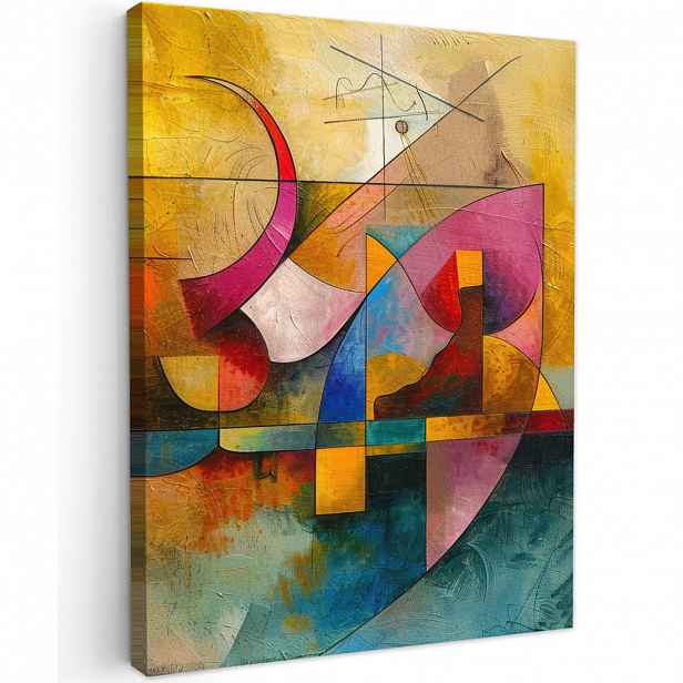 MuchoWow OBRAZ NA PLÁTNĚ Umění - abstraktní - moderní 60x80 cm