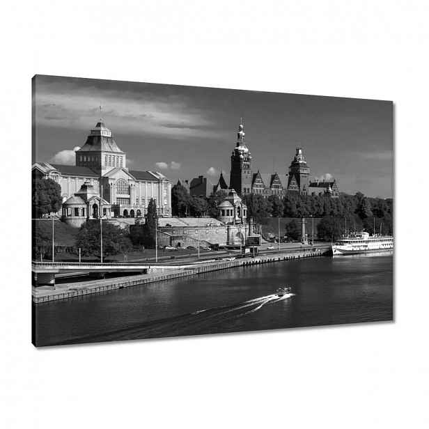 Obrazy 90x60 Černobílé Štětín