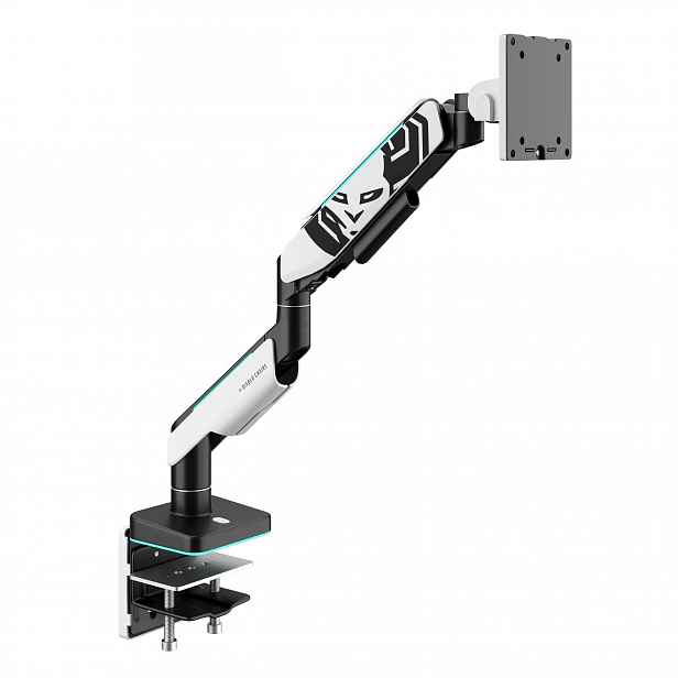 Držák monitoru 49" LED RGB, bílý-černý: Diablo X-Arm