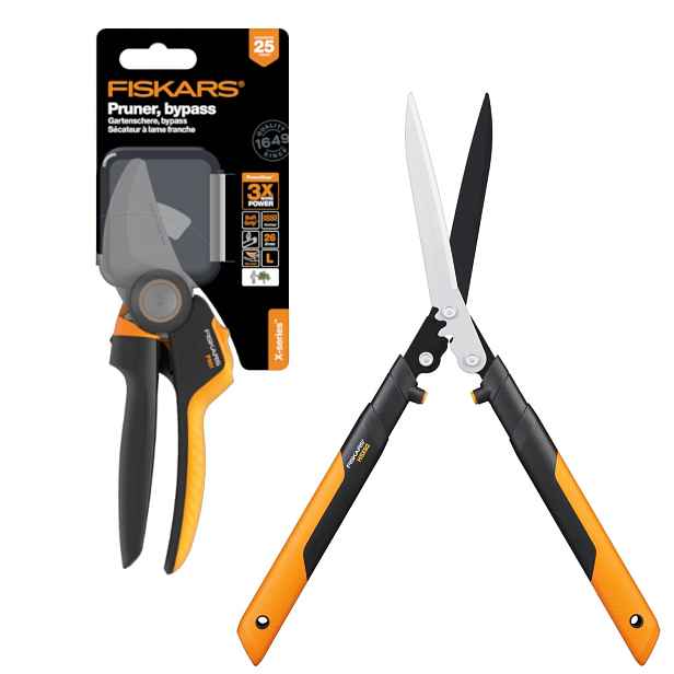 Fiskars Zahradní sada Zahradní nůžky jednoruční nůžkový Nůžky na živý plot