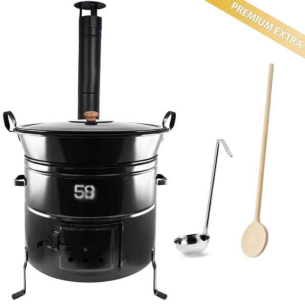 Kotlíková souprava 85L na guláš a zabijačku – Perfect Home Premium Extra K7085