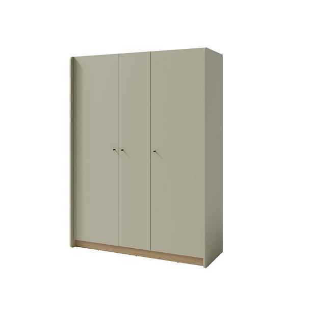 MASSENO ŠATNÍ SKŘÍŇ S OTOČNÝMI DVEŘMI VETTA, 145/195/52 cm 3dveřová, zelená