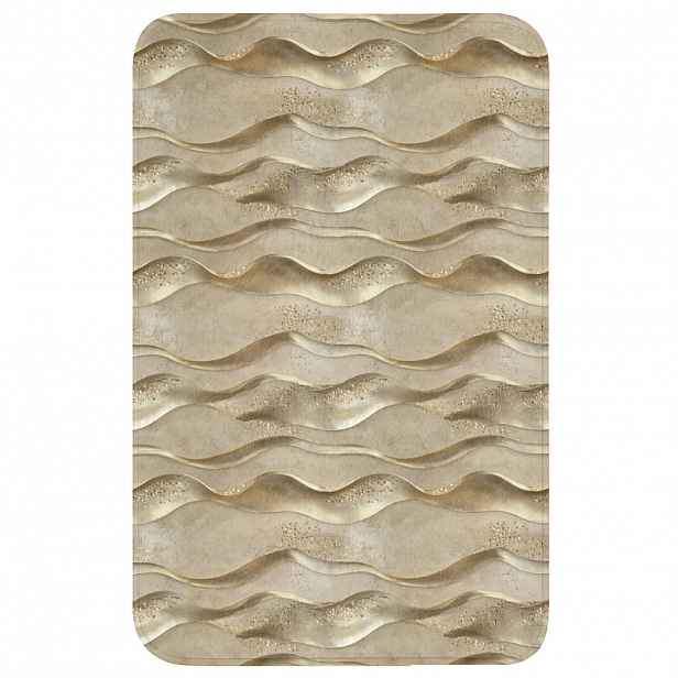 OnlyWow WC PŘEDLOŽKA Vlny - vzor - zlaté 50x80 cm