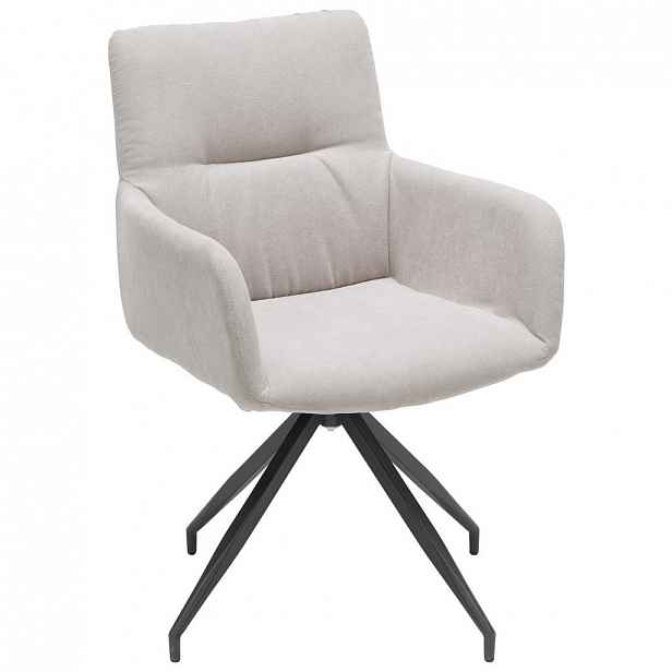 ŽIDLE S PODRUČKAMI, antracitová, světle šedá Hom`in - 58/89/61 CM