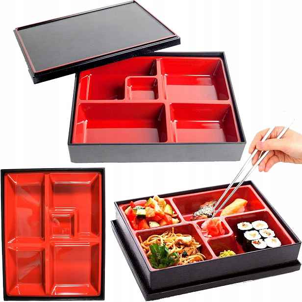 Bento Lunch Box Japonská Krabička na Sushi Jídlo Snacky Emro Aziatica