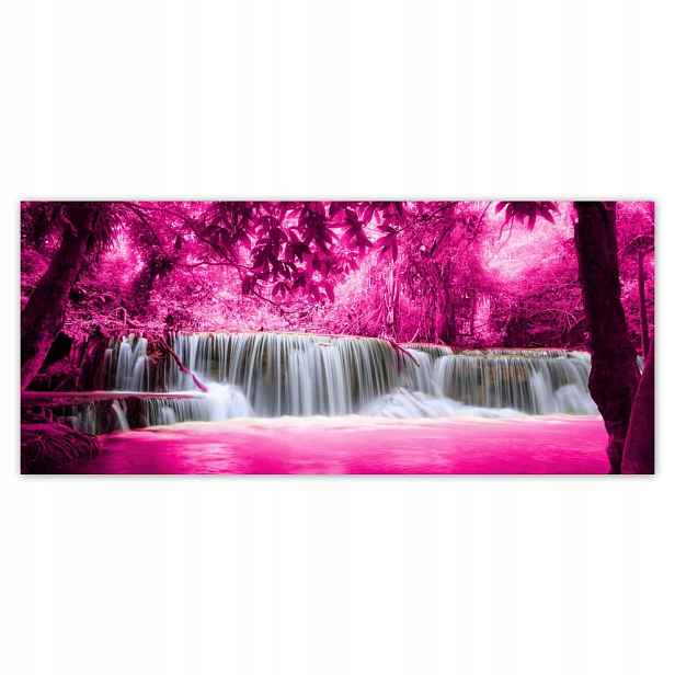 Fototapety flizelina 211x91 Růžový vodopád