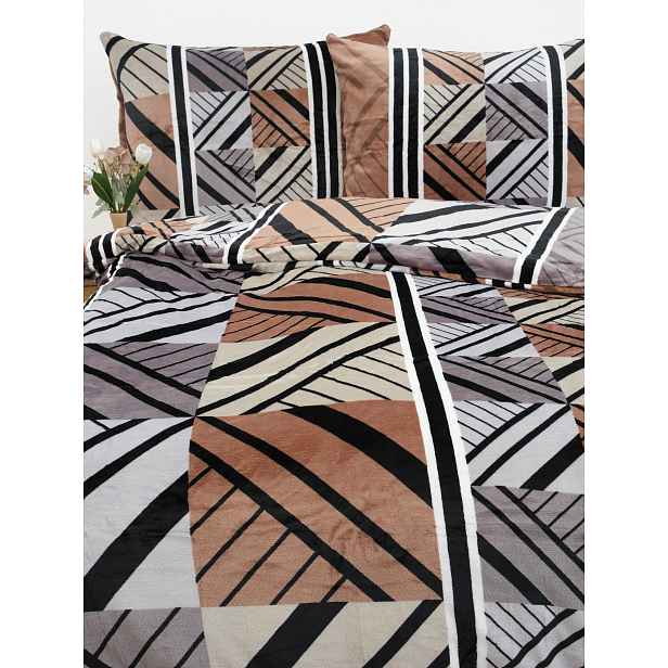 MKLuzkoviny.cz Prodloužené povlečení mikroplyš Exclusive - Katrin- 140 × 220 cm - 70 x 90 cm