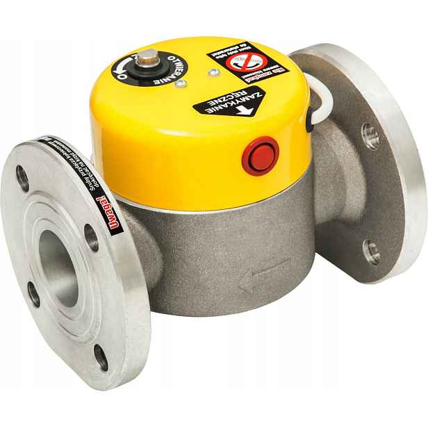 Uzavírací ventil – elektromagnetický klapkový, přírubový MAG-3 DN50