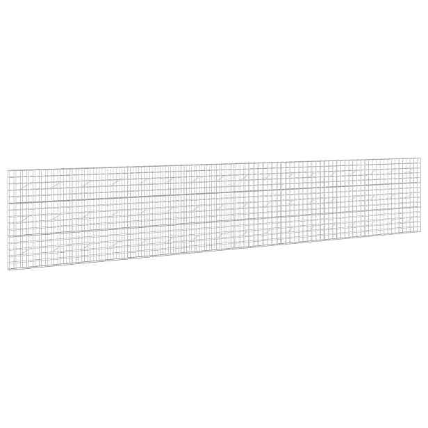 vidaXL Gabion s drátem 5 mm a síťkou 10x10 cm 850x10x150 cm