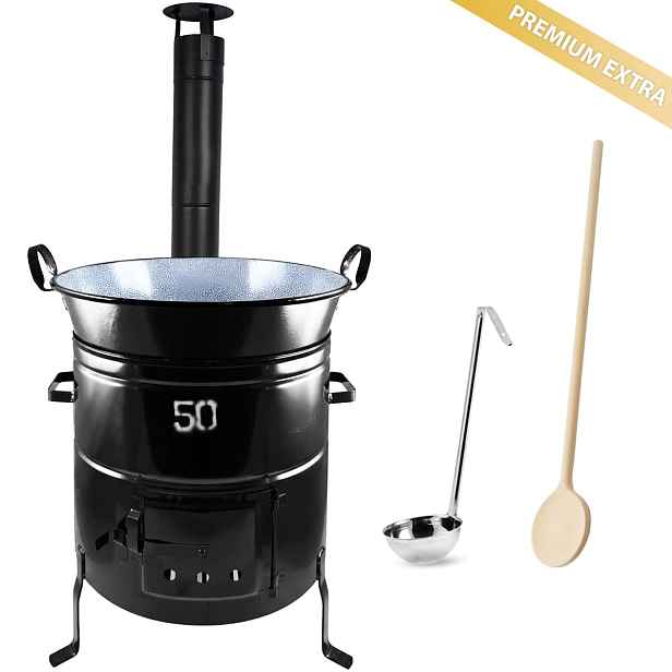 Kotlíková souprava 50L na guláš, zabijačku – Perfect Home Premium Extra BP8050