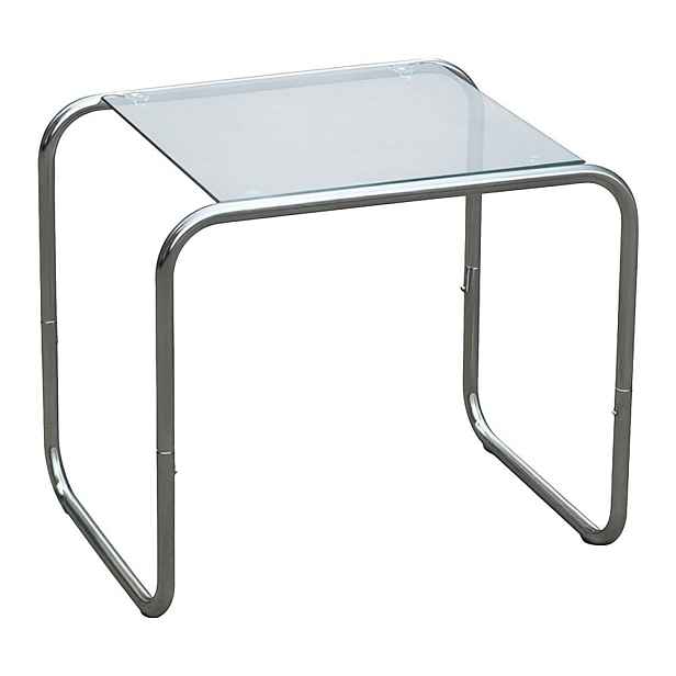 Odkládací stolek se skleněnou deskou 40x50 cm Ventana – Leitmotiv