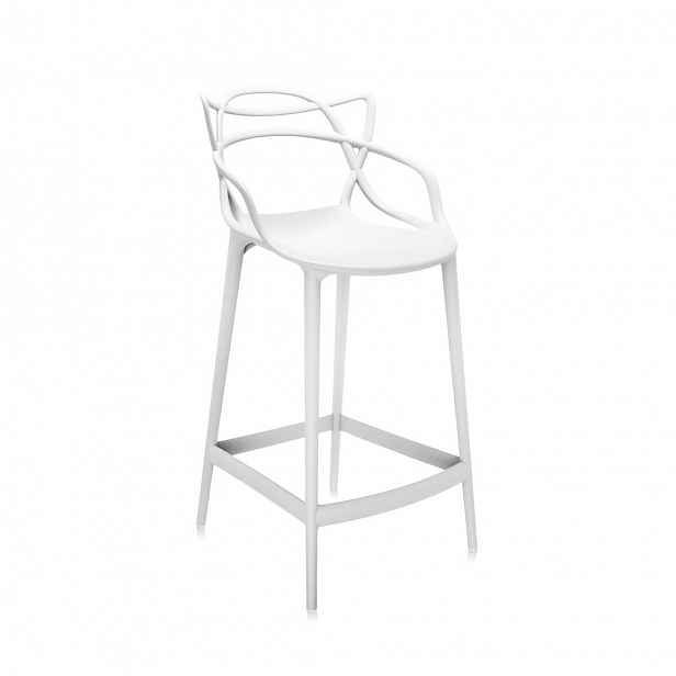 Barová židle Masters, v. 65 cm, více barev - Kartell Barva: bílá