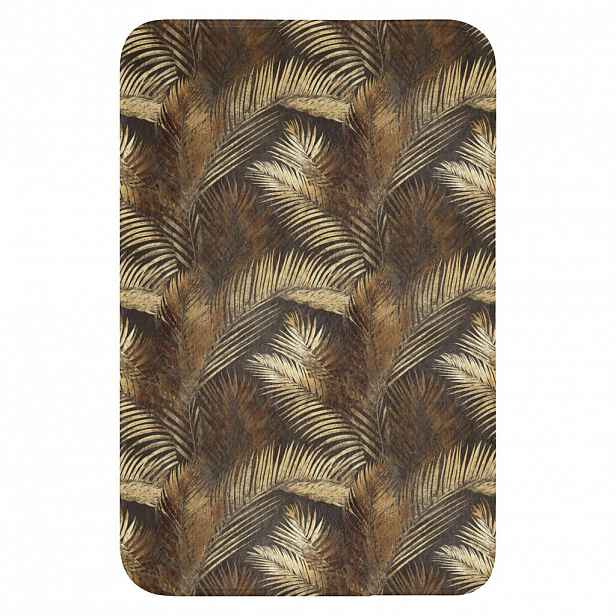OnlyWow WC PŘEDLOŽKA Tropical - Listy - zlaté 40x60 cm