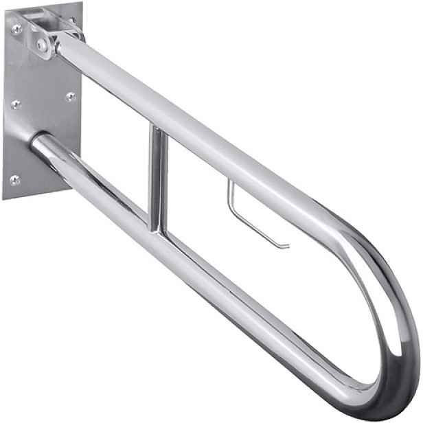 Úchyt sklopný ve tvaru U Bemeta Help s držákem TP 750 mm bez krytky nerez lesklý