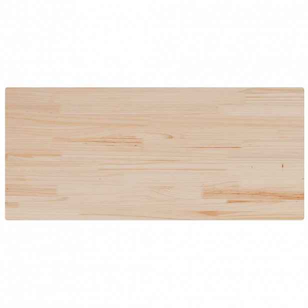 vidaXL Stolní deska 90 x 40 x 2,5 cm obdélníková masivní borové dřevo