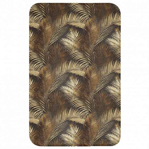 OnlyWow WC PŘEDLOŽKA Tropical - Listy - zlaté 50x80 cm