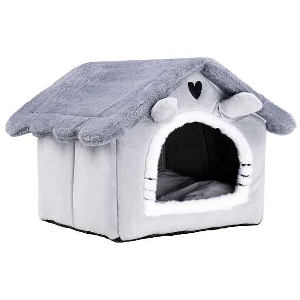 TZB Plyšový domek Jasper 33 cm šedý