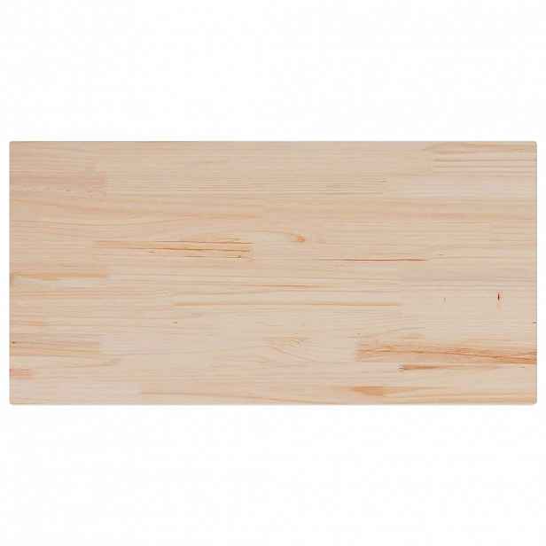 vidaXL Stolní deska 100 x 50 x 2,5 cm obdélníková masivní borové dřevo