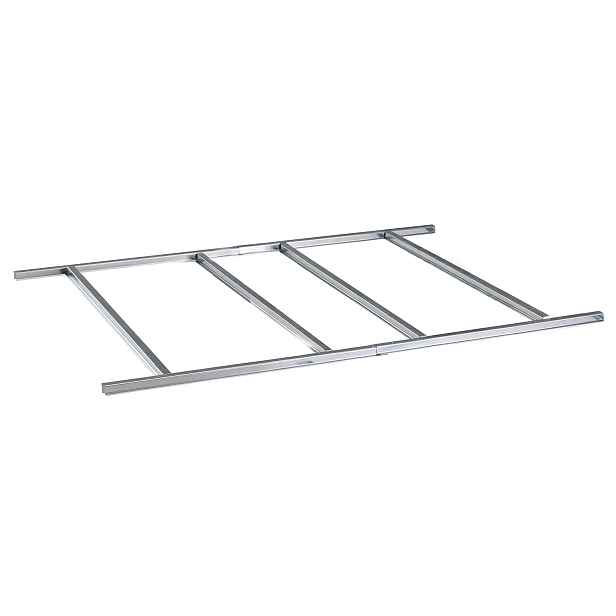 Základna BBSH-ZD67 pro zahradní domek BestBerg ZD-67 / 122 x 196 cm / ocel / stříbrná