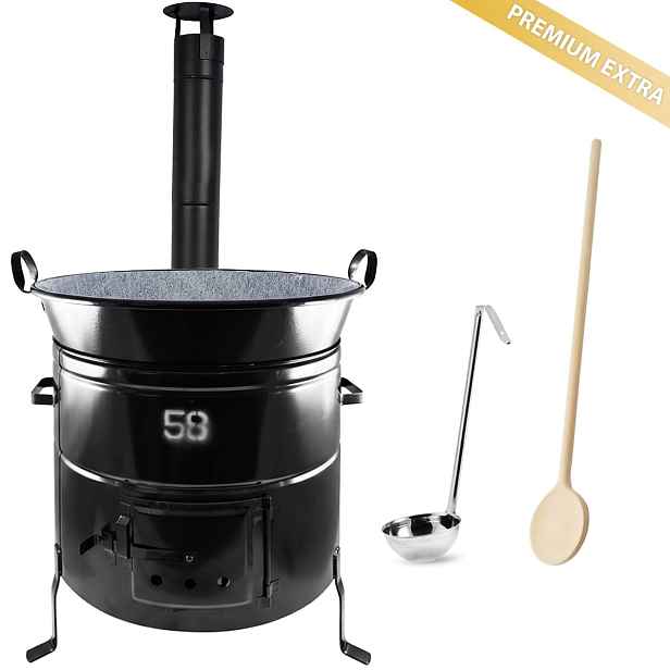 Kotlíková souprava 85L na guláš, zabijačku – Perfect Home Premium Extra BP8085