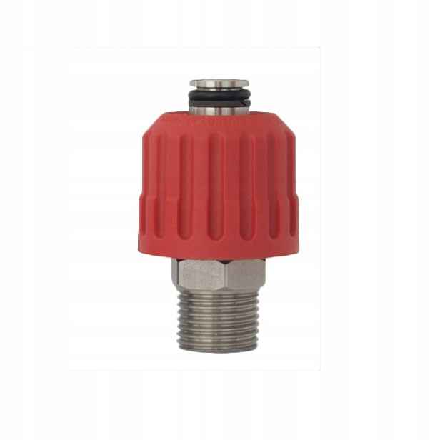 Redukce z nerezové oceli Inox s maticí M24x1,5 Ig 3/8" Ag 500 bar