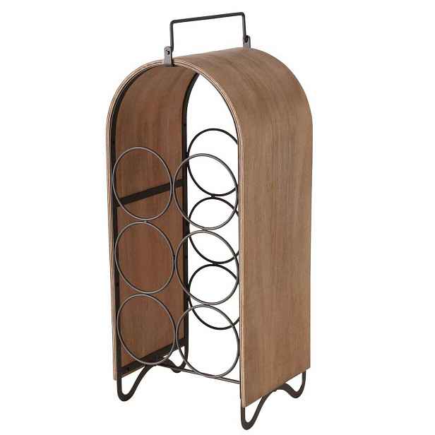 Stojan na víno loft Chianti, na 6 láhví, 50 cm