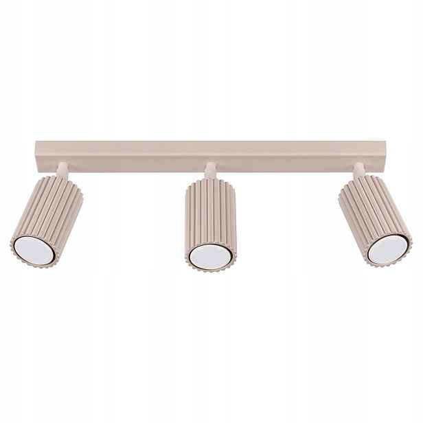 Sollux Lighting Stropní svítidlo Karbon 3xGU10 10W taupe s možností regulace