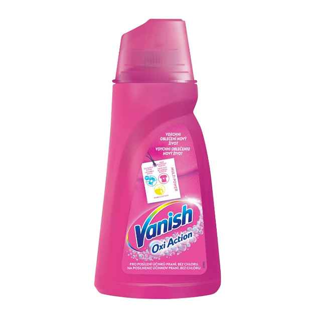 Vanish čistič na prádlo 1l růžový