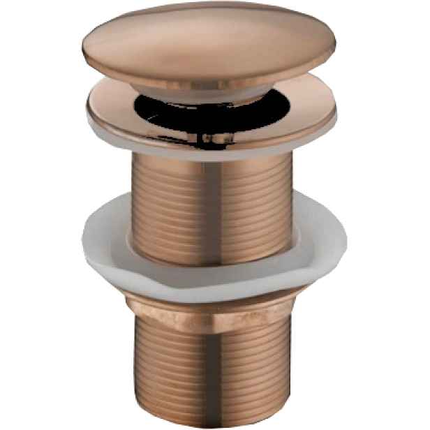 Výpusť click-clack bez přepadu Mexen 79910 rose gold