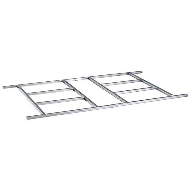 Základna BBSH-ZDB4 pro zahradní domek BestBerg ZDB-4 / 102 x 217 cm / ocel / stříbrná