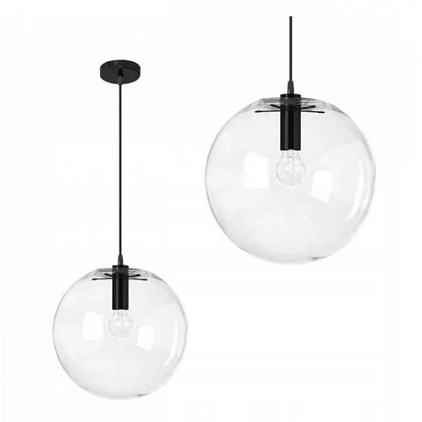 Závěsné Stropní Svítidlo Černá E27 Loft Skleněné Stínidlo Do Obývacího Pokoje Toolight