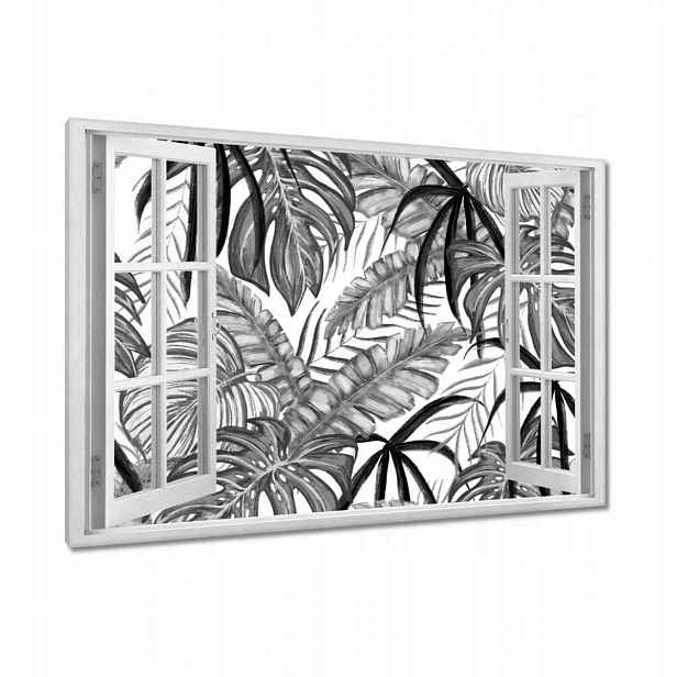 Obrazy 120x80 Monstera Zelený list