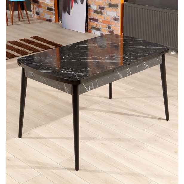 Extendable Dining Table Bendir - Black