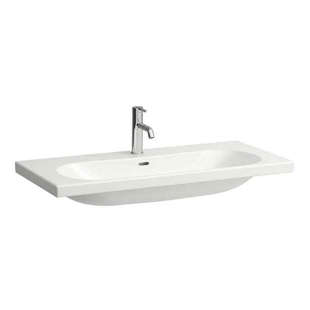 Laufen Lua - Umyvadlo nábytkové 100x46 cm, s přepadem, otvor pro baterii, bílá H8160890001041