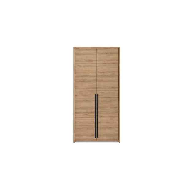 MASSENO ŠATNÍ SKŘÍŇ S OTOČNÝMI DVEŘMI AZIR, 105/217/65 cm 2dveřová, dekor dub