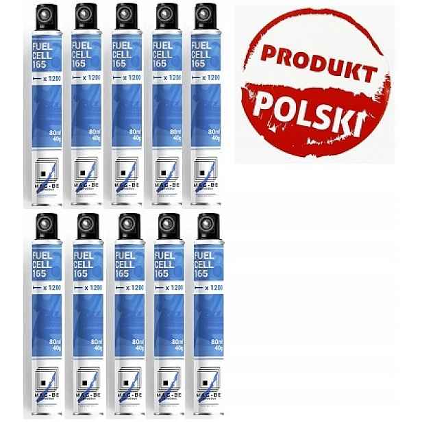 Plyn pro plynové hřebíkovačky 10 ks