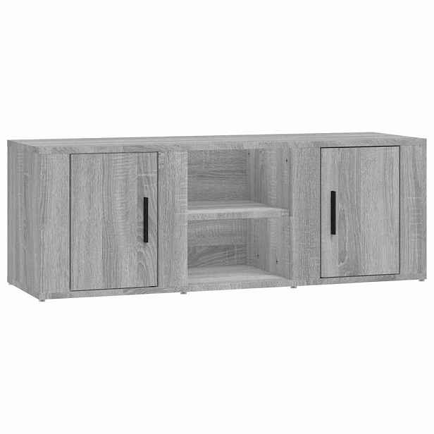 vidaXL TV skříňka šedá sonoma 100x31,5x35 cm kompozitní dřevo