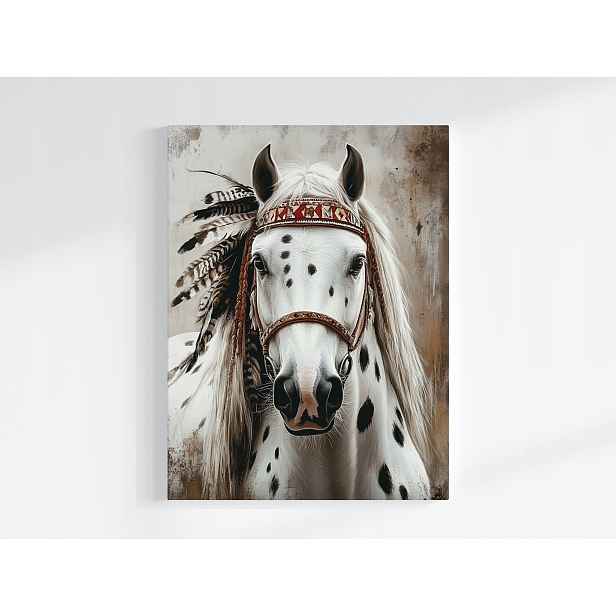 Plakát Kůň Portrét Pera Indián Appaloosa Etno 75x100