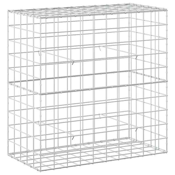 vidaXL Gabion s drátem 5 mm a síťkou 10x10 cm 100x50x100 cm