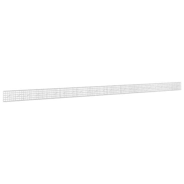 vidaXL Gabion s drátem 5 mm a síťkou 10x10 cm 1200x10x50 cm