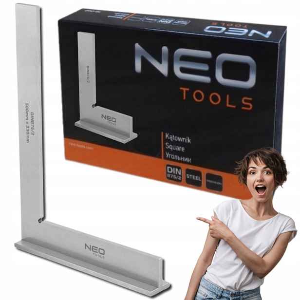 Zámečnický úhelník s podstavcem 90st 500 x 330 mm Ocel Tvrzený Neo