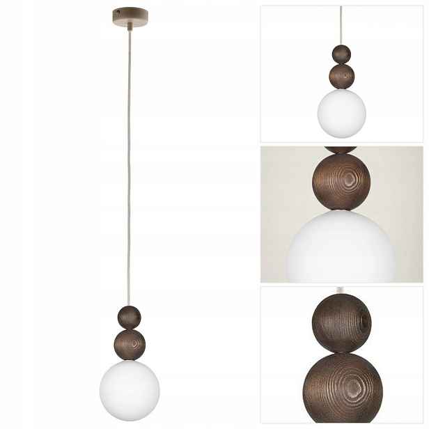 Závěsná lampa Rona béžová, moderní, s regulací v obývacím pokoji Sigma Lighting