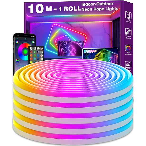 Ailbton neonová Rgb led páska 10 m