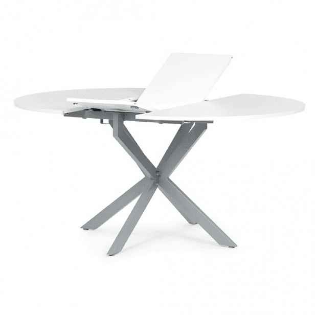 Jídelní stůl Autronic 120x120 cm bílá Melamin DT-I1120 WT