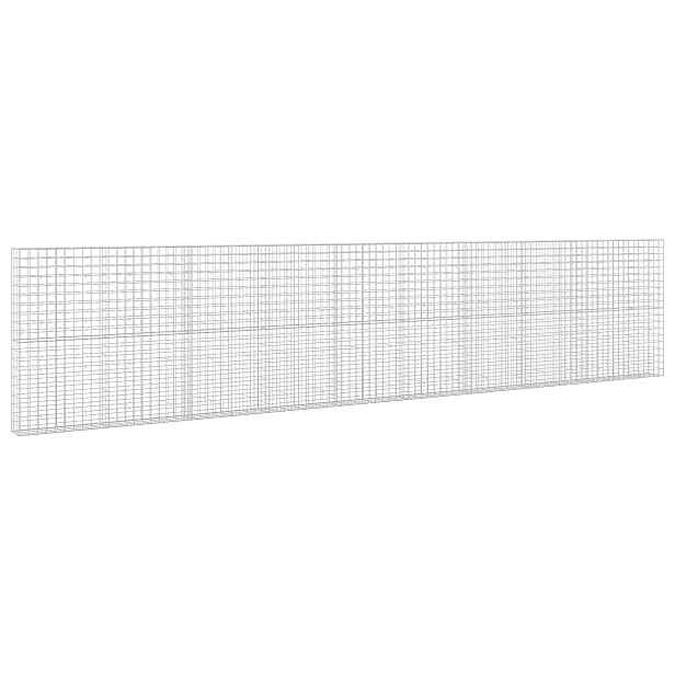 vidaXL Gabion s drátem 5 mm a síťkou 10x10 cm 950x30x200 cm