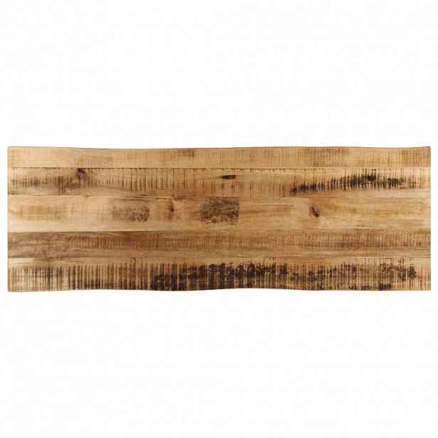 vidaXL Stolní deska živá hrana 110x40x3,8 cm masivní hrubý mangovník