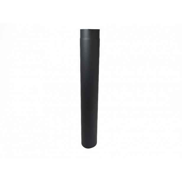 Roura kouřová 200 mm/100 cm, silnostěnné 1,5 mm, černá MA654479