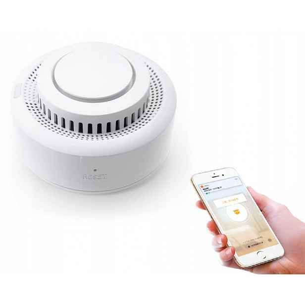 Senzorový Detektor Kouře Tuya Smart Wifi